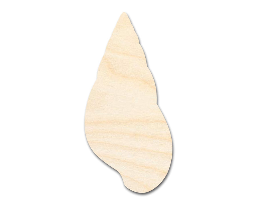 Unfinished Wood Cone Shell Shape | DIY Craft Cutout | up to 46" DIY - NameSigns.com