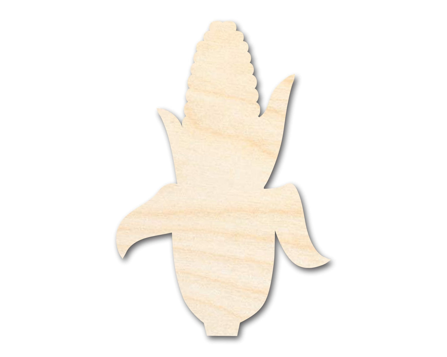 Unfinished Wood Corn on the Cob Shape | Craft Cutout | up to 46" DIY - NameSigns.com