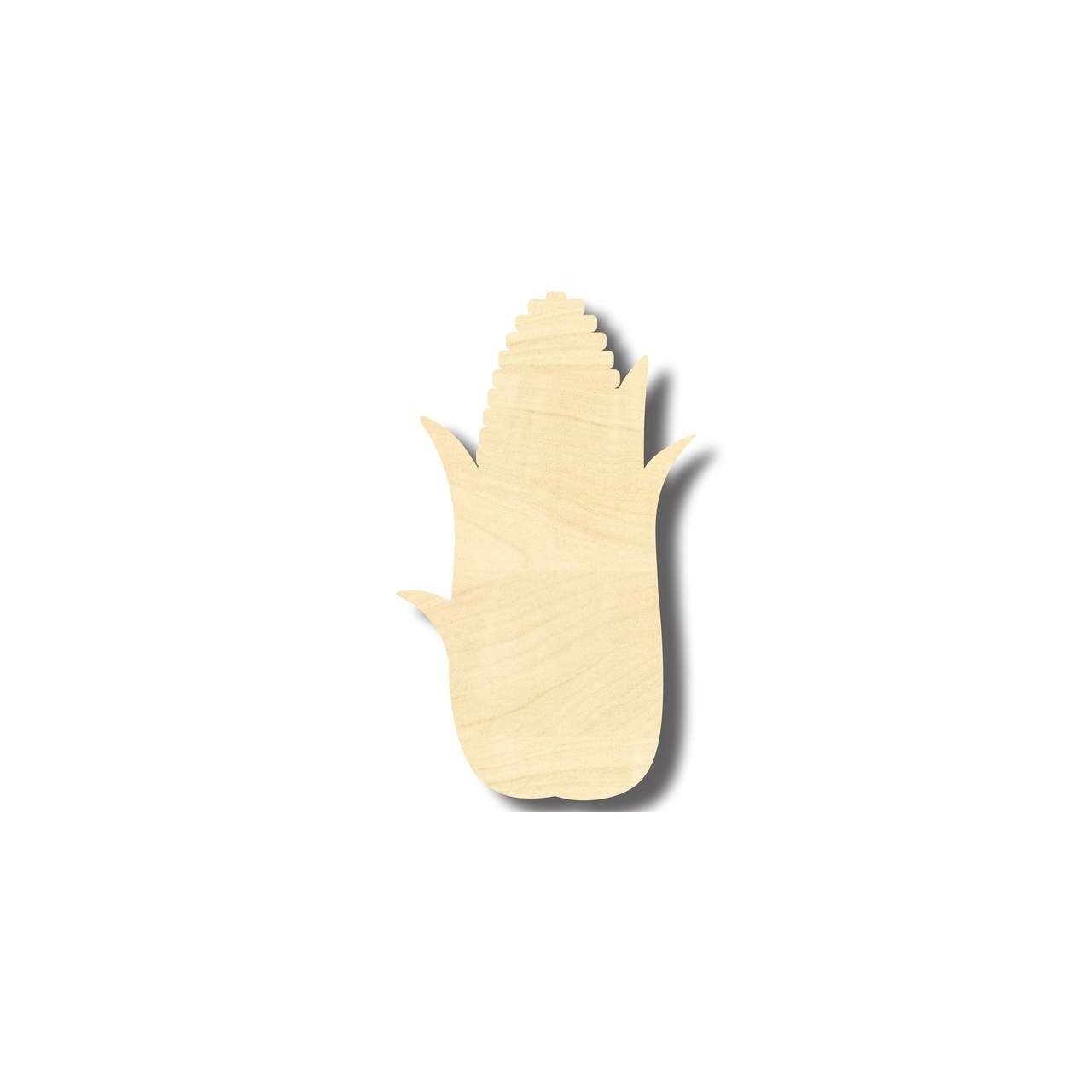 Unfinished Wood Corn Shape - Fall - Kitchen - Food - Craft - up to 46" DIY - NameSigns.com
