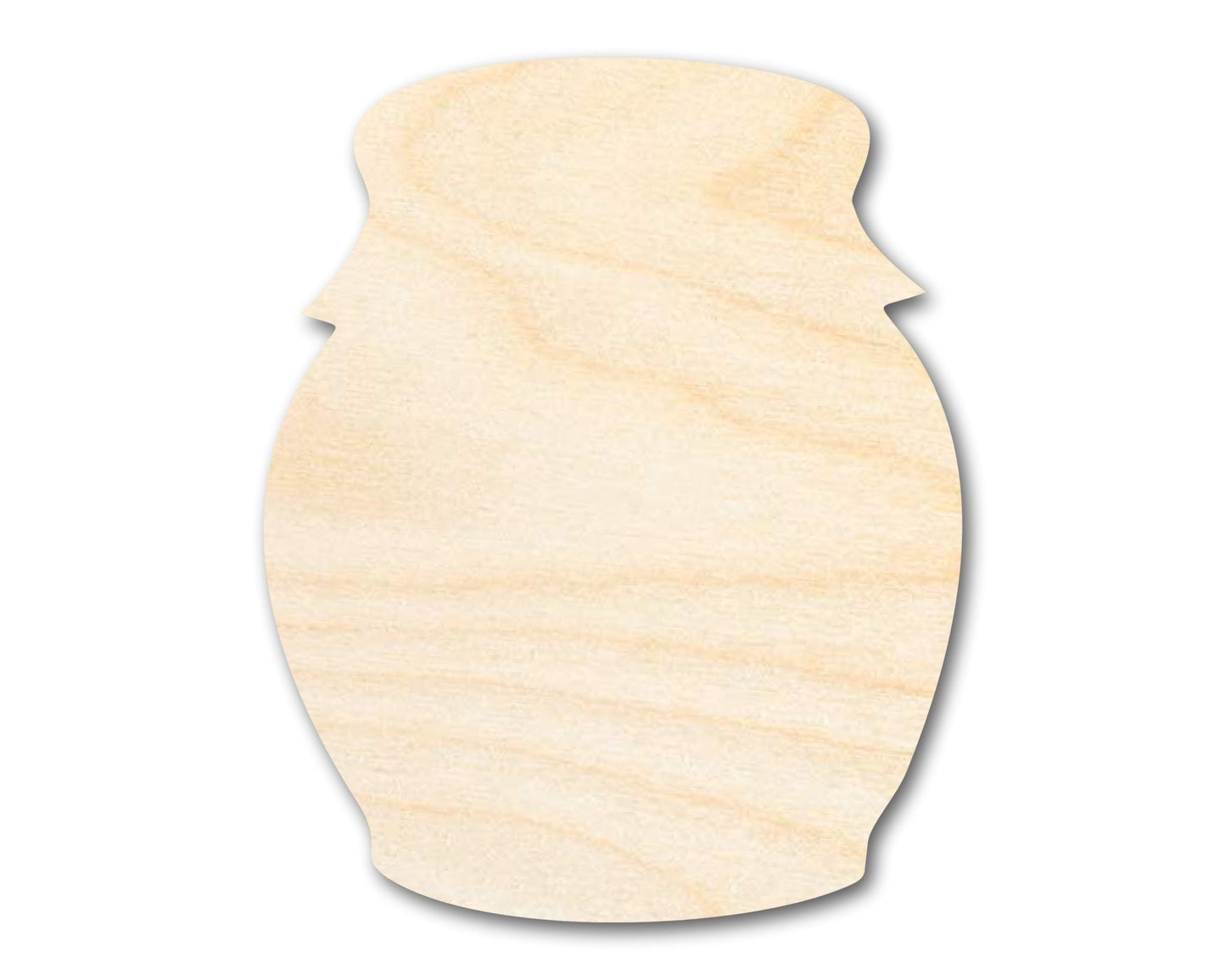 Unfinished Wood Country Jar Shape - Craft - up to 46" - NameSigns.com
