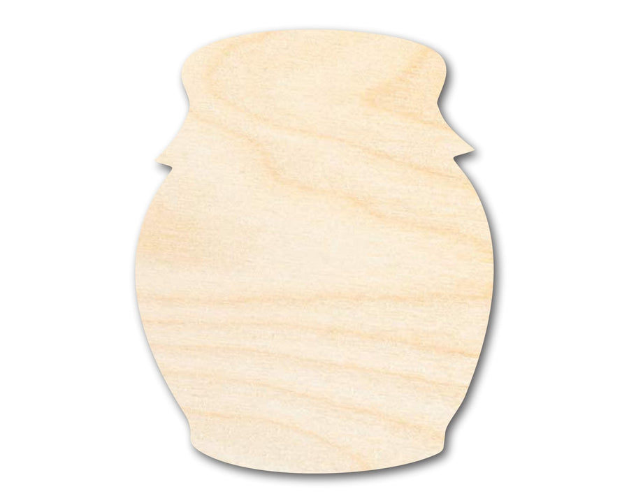 Unfinished Wood Country Jar Shape - Craft - up to 46" - NameSigns.com