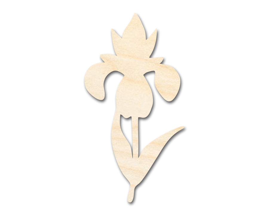 Unfinished Wood Crocus Flower Shape | Spring Craft Cutout | up to 46" DIY - NameSigns.com