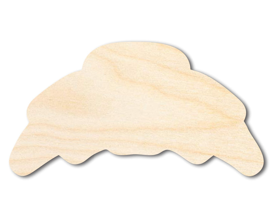 Unfinished Wood Croissant Shape | DIY Craft Cutout | up to 46" DIY - NameSigns.com