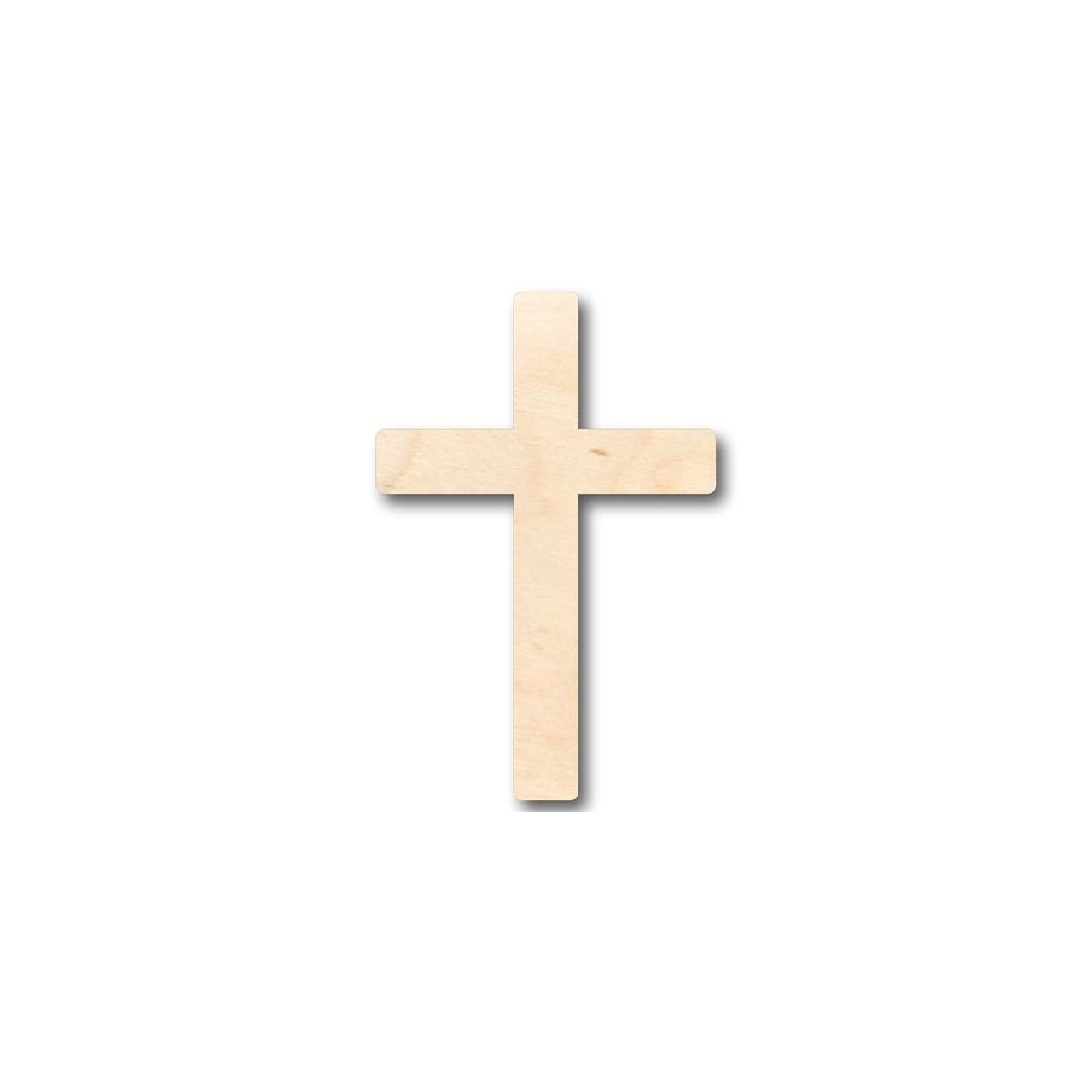 Unfinished Wood Cross Shape - Easter - Christian - Craft - up to 46" DIY - NameSigns.com