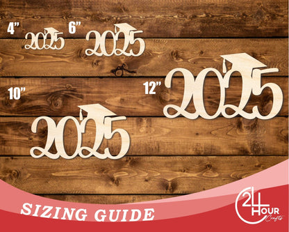 Unfinished Wood Cursive 2025 Shape | DIY Craft Cutout | up to 46" DIY - NameSigns.com