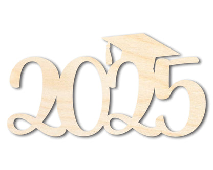 Unfinished Wood Cursive 2025 Shape | DIY Craft Cutout | up to 46" DIY - NameSigns.com