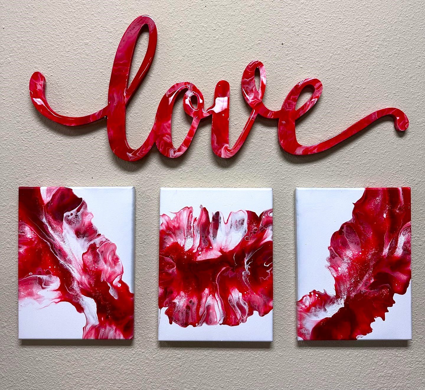 Unfinished Wood Cursive Love Craft | Valentine's Day Wedding DIY | Up to 46" - NameSigns.com