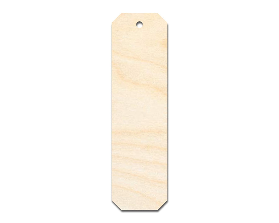 Unfinished Wood Cut Edge Bookmark Shape | DIY Craft Cutout | up to 12" DIY - NameSigns.com