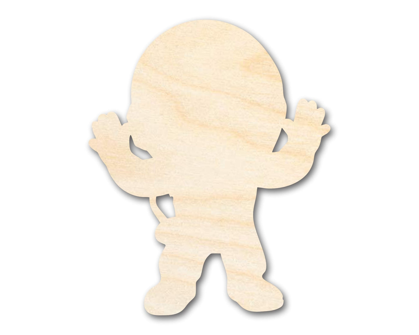 Unfinished Wood Cute Astronaut Shape | DIY Craft Cutout | up to 46" DIY - NameSigns.com