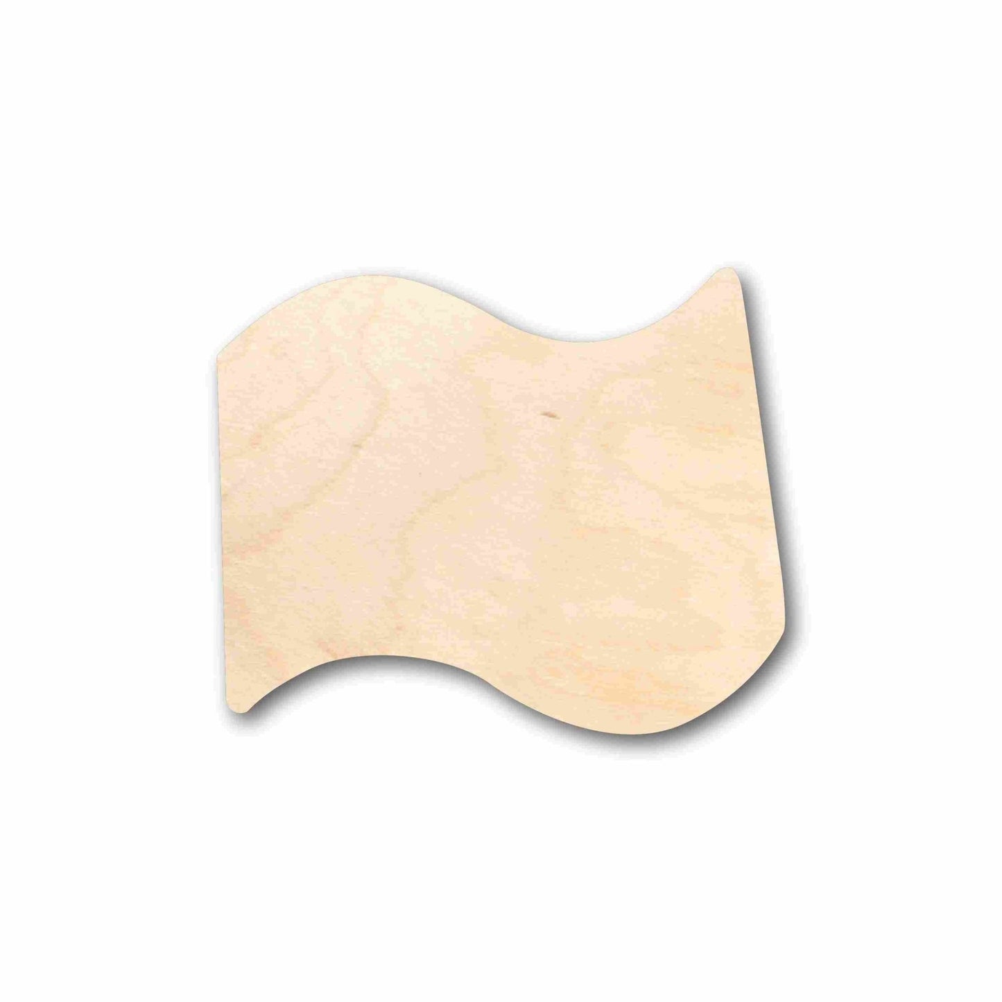 Unfinished Wood Cute Flag Silhouette - Craft - up to 46" DIY - NameSigns.com