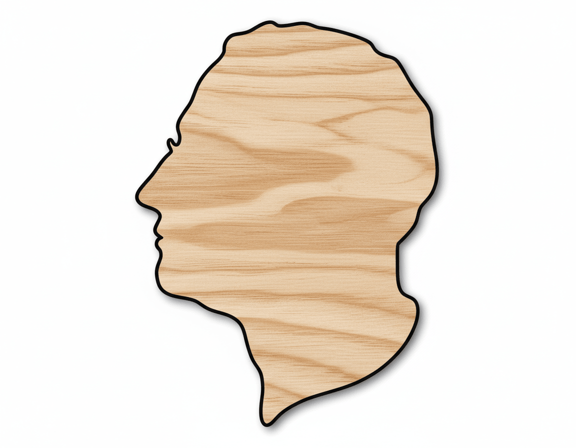 Unfinished Wood Cutout – Franklin D Roosevelt Art | Paintable Birch Wood Craft Shapes - NameSigns.com