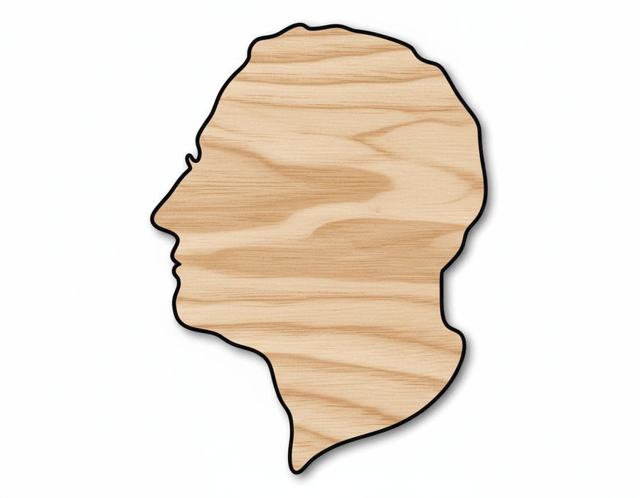 Unfinished Wood Cutout – Franklin D Roosevelt Art | Paintable Birch Wood Craft Shapes - NameSigns.com