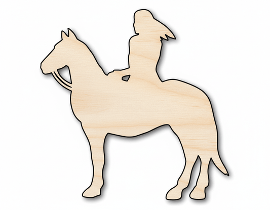 Unfinished Wood Cutout – Native American Birch Wood Craft Shapes | Sanded Face & Charred Edge - NameSigns.com