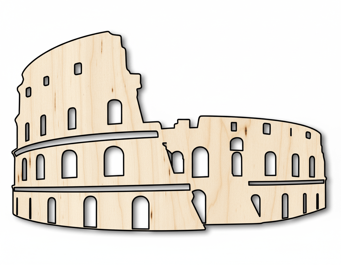 Unfinished Wood Cutout - Paintable Birch Plywood Craft Shapes | NameSigns.com - NameSigns.com