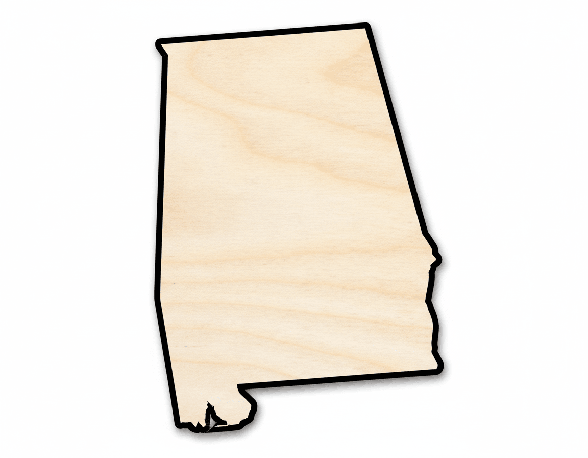 Unfinished Wood Cutout – Spell Book Shape | Laser Cut Wood Art - NameSigns.com