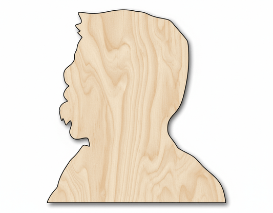 Unfinished Wood Cutout – Theodore Roosevelt Wooden Art Shape | Sanded Birch Craft - NameSigns.com