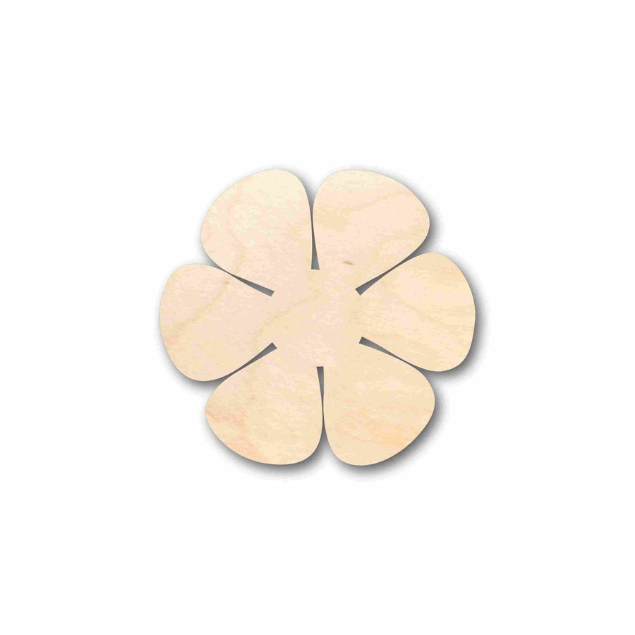 Unfinished Wood Daisy Rose Flower Petals Silhouette - Craft - up to 46" DIY - NameSigns.com