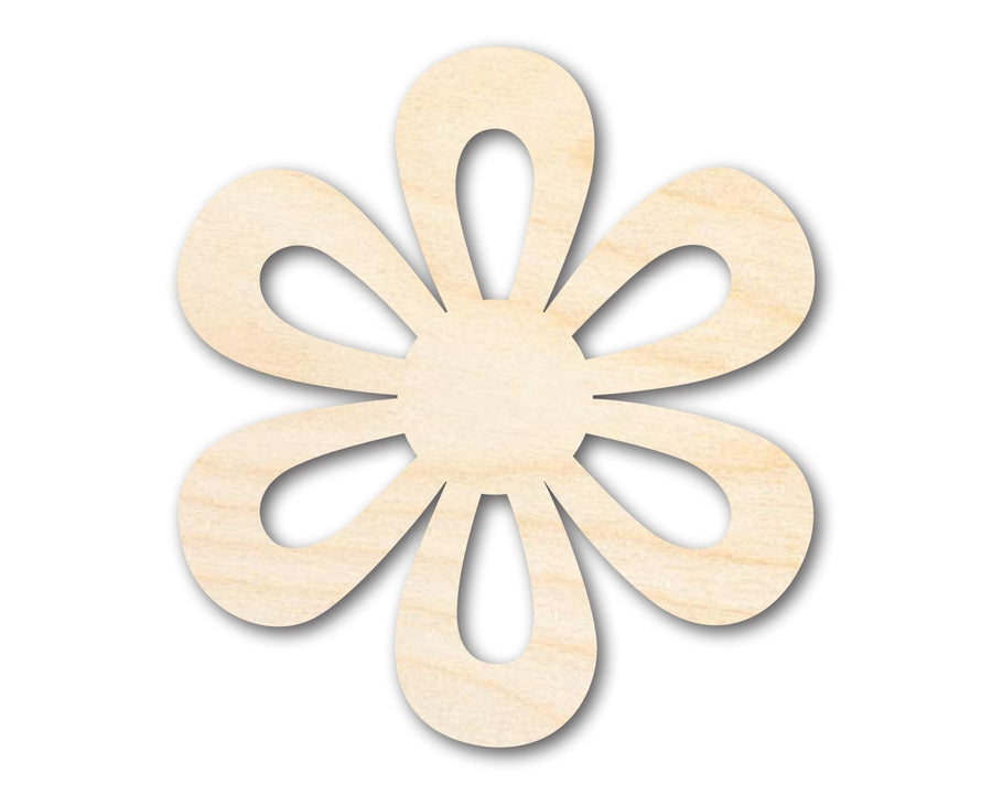 Unfinished Wood Daisy Shape - Flower Craft - up to 46" DIY - NameSigns.com