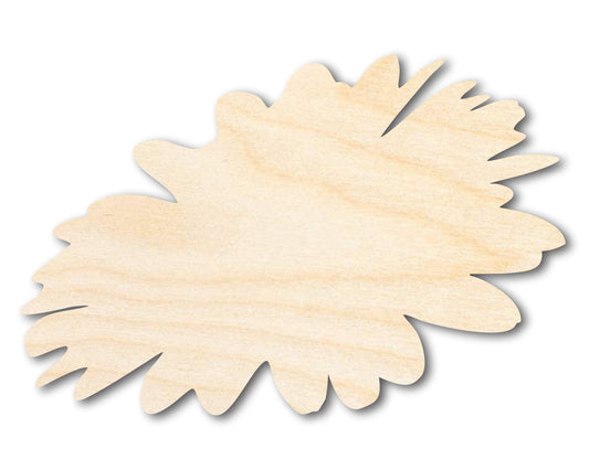 Unfinished Wood Dandelion Shape - Flower Craft - up to 46" DIY - NameSigns.com