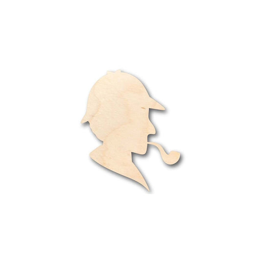 Unfinished Wood Detective Shape - Craft - up to 46" DIY - NameSigns.com