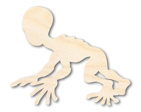 Unfinished Wood Dover Demon Shape - Craft - up to 46" - NameSigns.com