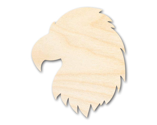 Unfinished Wood Eagle Head Shape | DIY Craft Cutout | up to 46" DIY - NameSigns.com