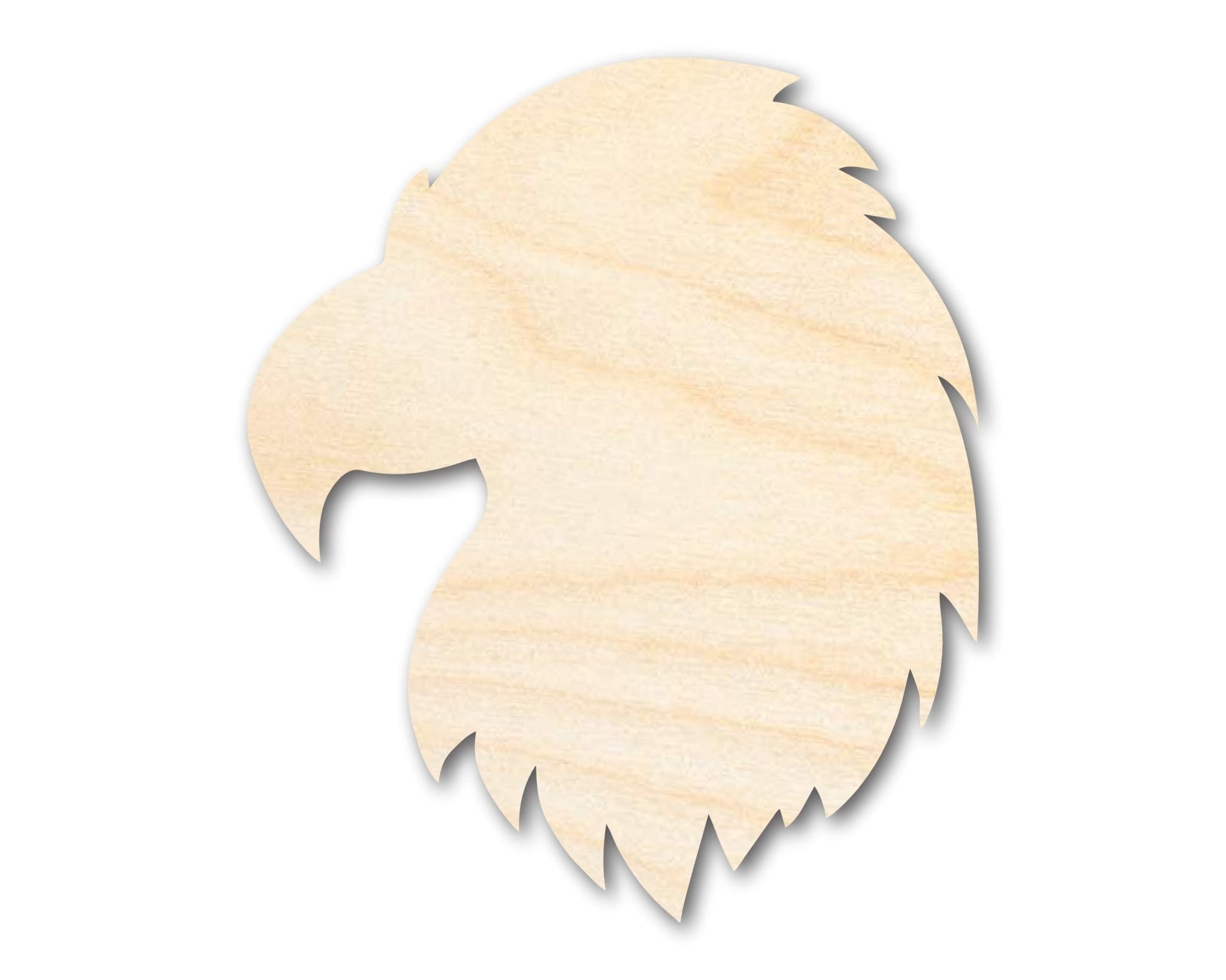 Unfinished Wood Eagle Head Shape | DIY Craft Cutout | up to 46" DIY - NameSigns.com