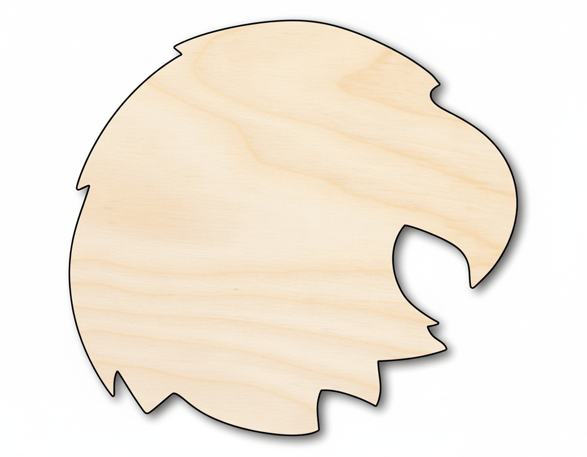 Unfinished Wood Eagle Mascot Shape | DIY Craft Cutout | up to 46" DIY - NameSigns.com