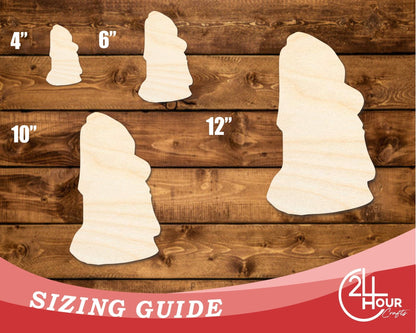 Unfinished Wood Easter Island Statue Shape | DIY Craft Cutout | up to 46" DIY - NameSigns.com