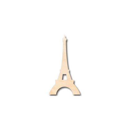 Unfinished Wood Eiffel Tower Shape - Paris - Monument - Craft - up to 46" DIY - NameSigns.com
