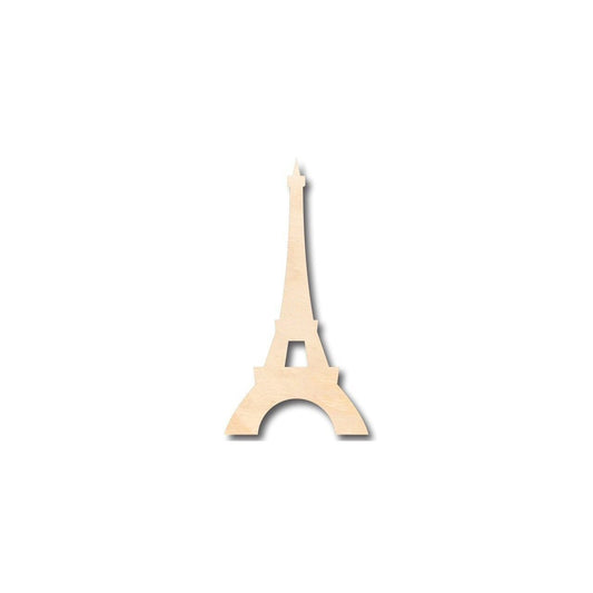 Unfinished Wood Eiffel Tower Shape - Paris - Monument - Craft - up to 46" DIY - NameSigns.com