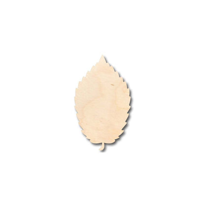 Unfinished Wood Elm Leaf Shape - Fall - Craft - up to 46" DIY - NameSigns.com