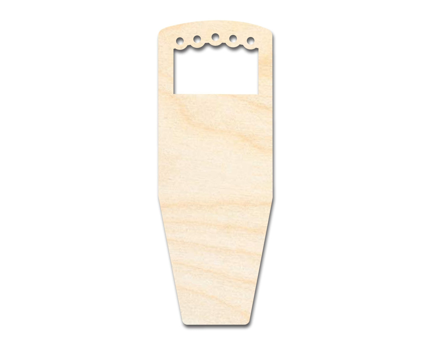 Unfinished Wood EMF Meter Shape | Craft Cutout | up to 46" DIY - NameSigns.com