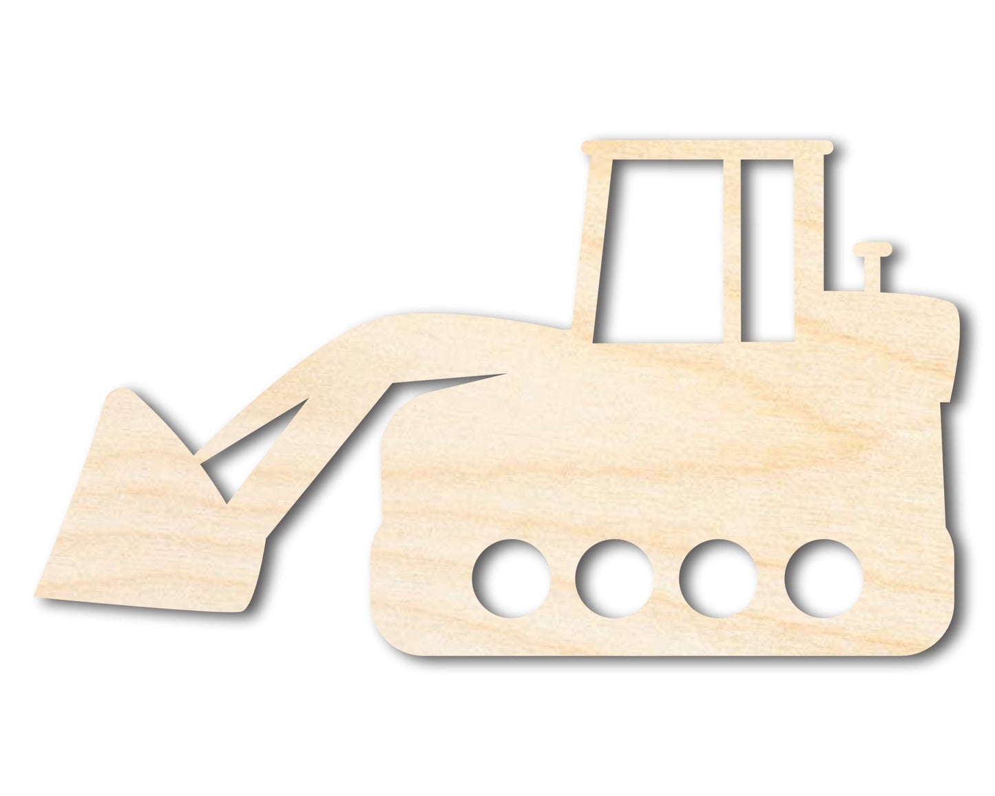 Unfinished Wood Excavator Shape | DIY Craft Cutout | up to 46" DIY - NameSigns.com