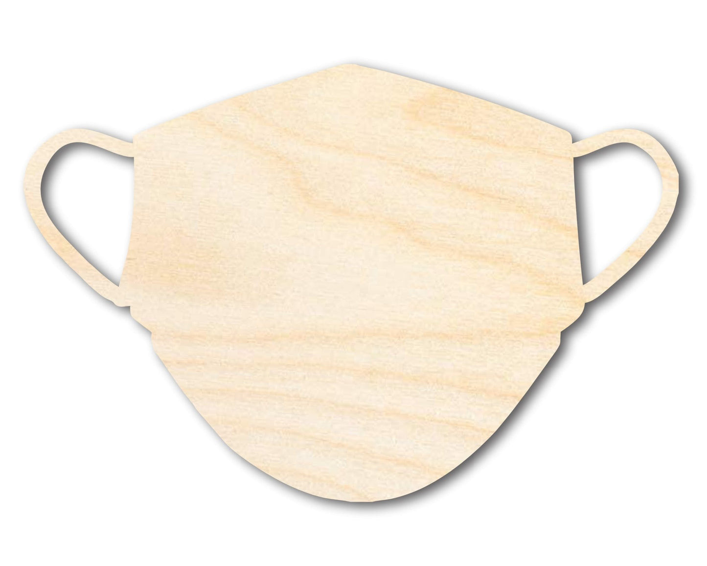 Unfinished Wood Face Mask Shape | DIY Craft Cutout | up to 46" DIY - NameSigns.com