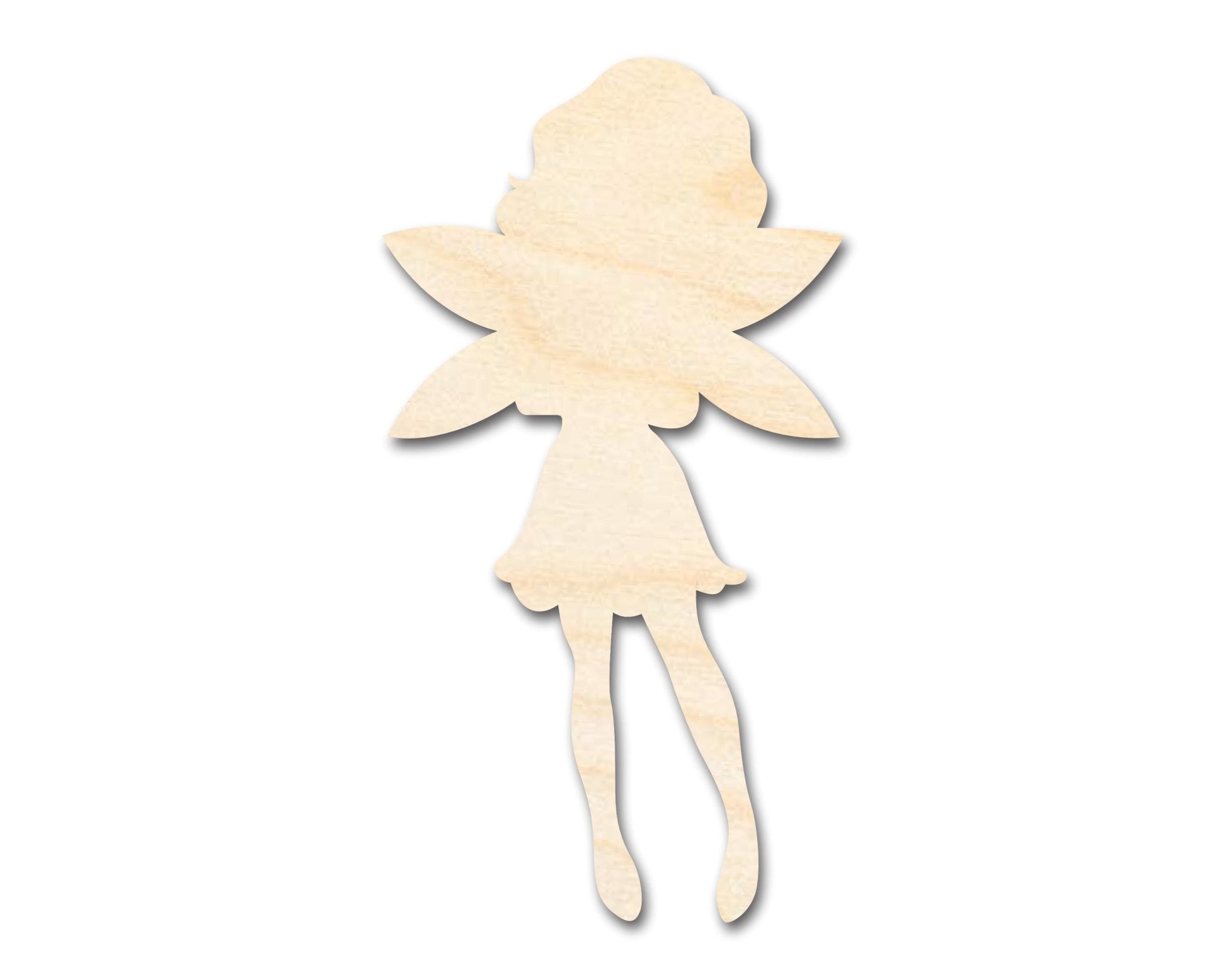 Unfinished Wood Fairy Shape | Craft Cutout | up to 46" DIY - NameSigns.com