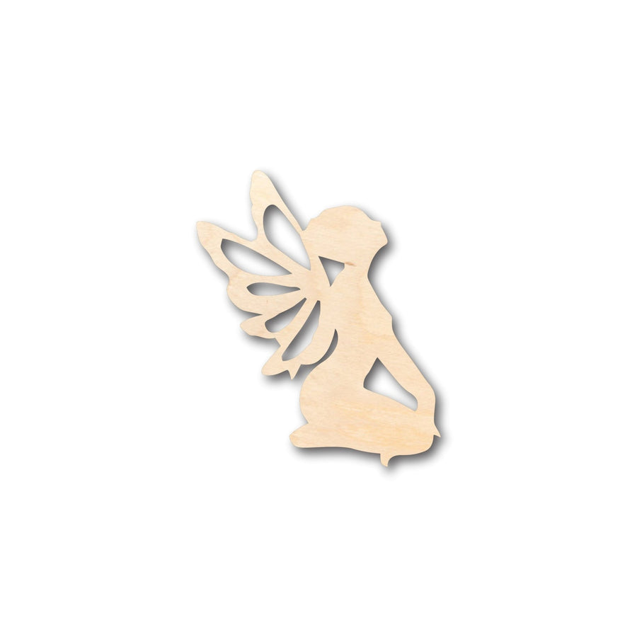 Unfinished Wood Fairy Shape - Craft - up to 46" DIY - NameSigns.com