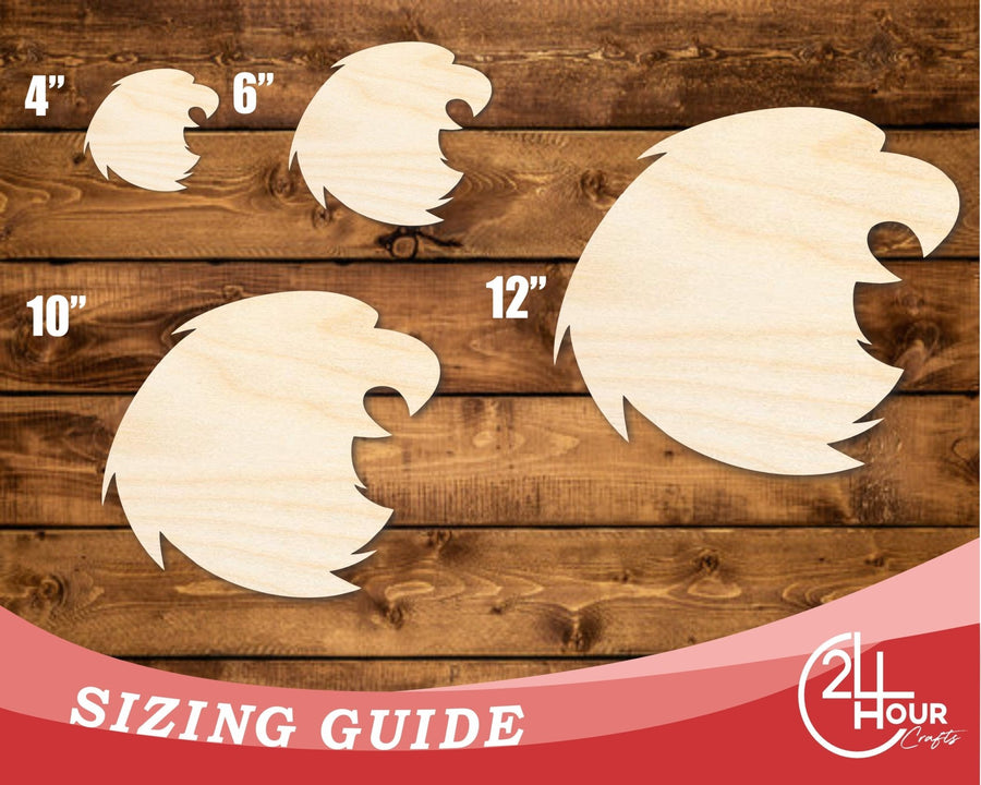 Unfinished Wood Falcon Mascot Shape | DIY Craft Cutout | up to 46" DIY - NameSigns.com