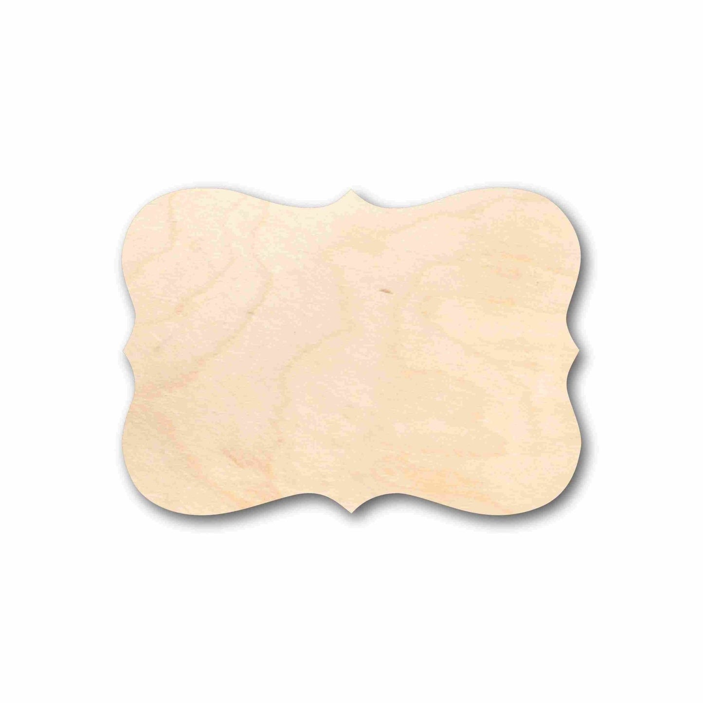 Unfinished Wood Fancy Award Craft Plaque Silhouette - Craft - up to 46" DIY - NameSigns.com