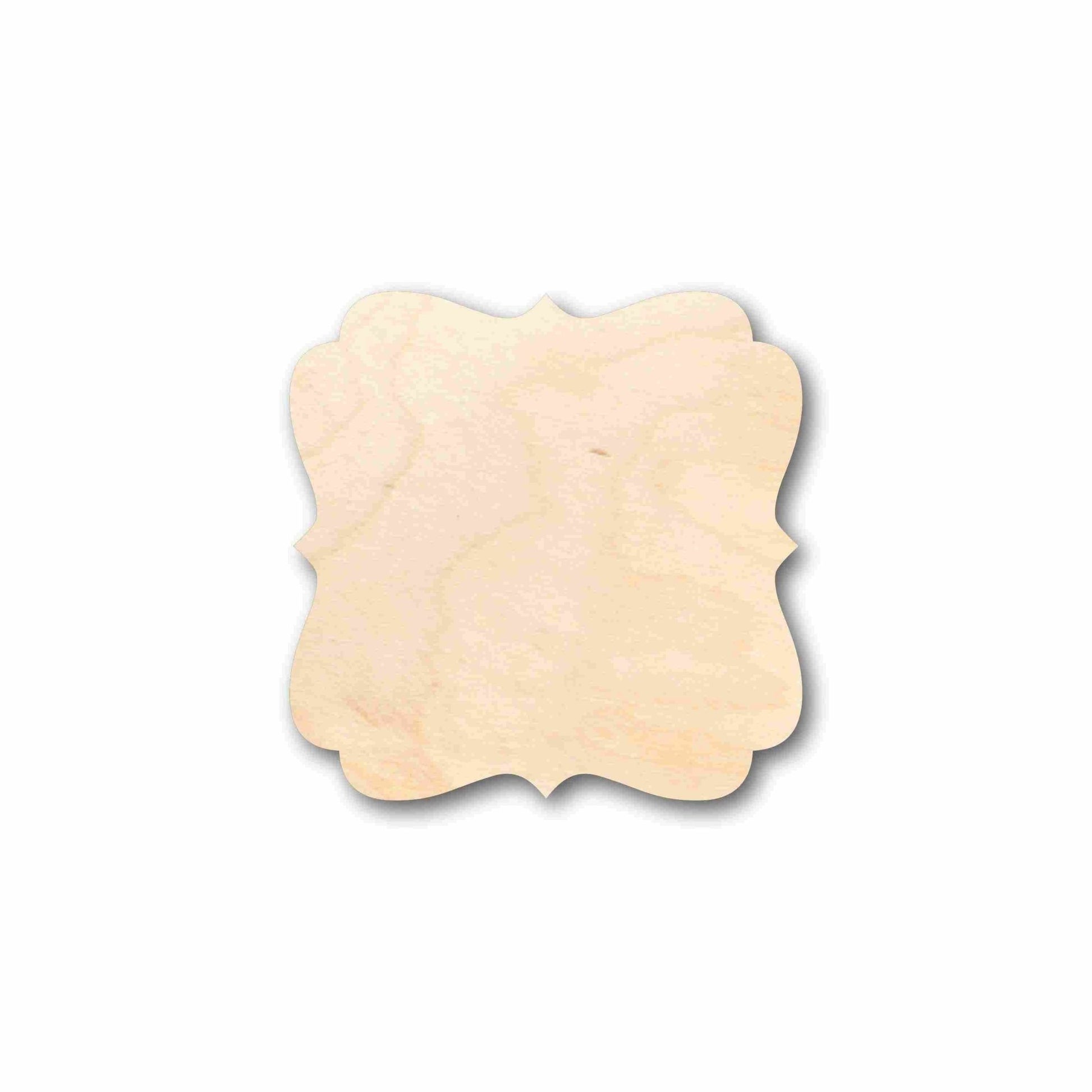 Unfinished Wood Fancy Award Craft Plaque Silhouette - Craft - up to 46" DIY - NameSigns.com