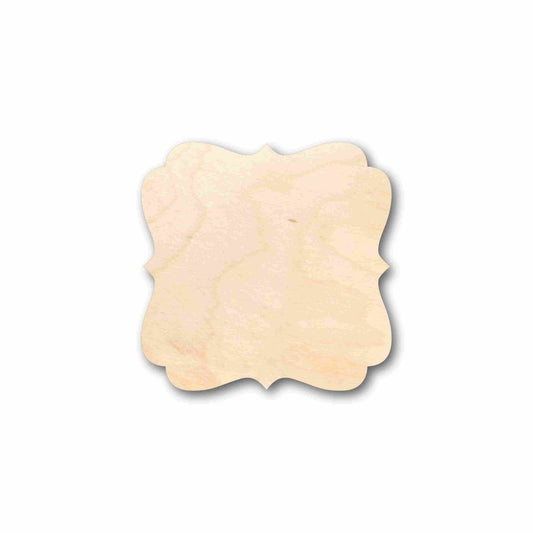 Unfinished Wood Fancy Award Craft Plaque Silhouette - Craft - up to 46" DIY - NameSigns.com