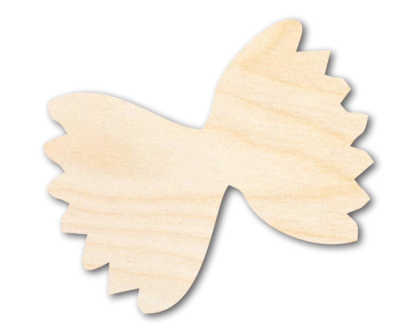Unfinished Wood Farfalle Pasta| DIY Craft Cutout | up to 46" DIY - NameSigns.com