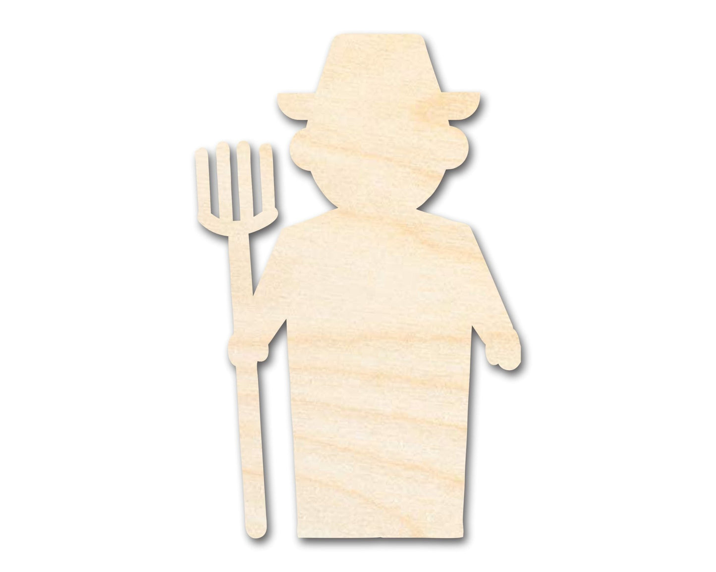 Unfinished Wood Farmer Shape | DIY Craft Cutout | up to 46" DIY - NameSigns.com