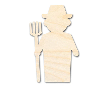 Unfinished Wood Farmer Shape | DIY Craft Cutout | up to 46" DIY - NameSigns.com