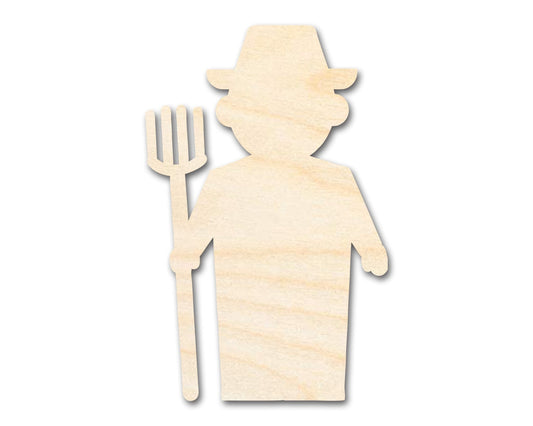 Unfinished Wood Farmer Shape | DIY Craft Cutout | up to 46" DIY - NameSigns.com