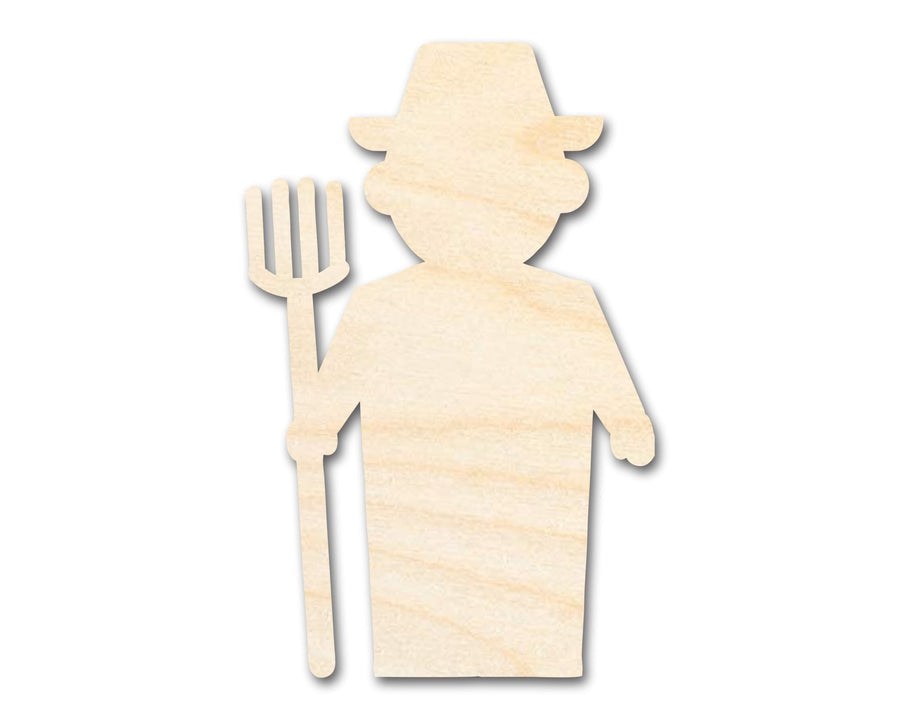 Unfinished Wood Farmer Shape | DIY Craft Cutout | up to 46" DIY - NameSigns.com
