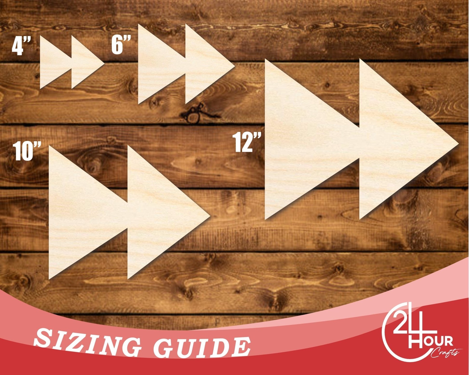 Unfinished Wood Fast Forward Shape | DIY Craft Cutout | up to 46" DIY - NameSigns.com