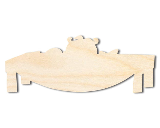 Unfinished Wood Feast Table Shape - Craft - up to 46" - NameSigns.com