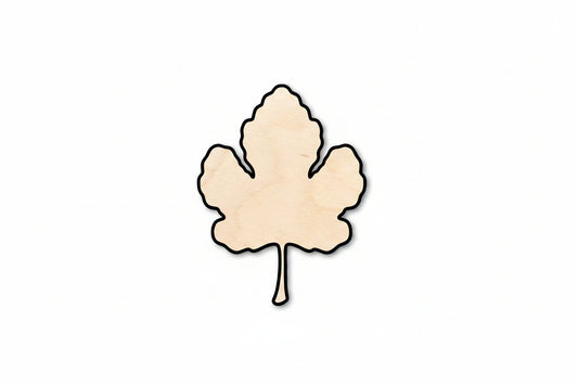 Unfinished Wood Fig Leaf Shape - Fall - Fruit - Craft - up to 46" DIY - NameSigns.com
