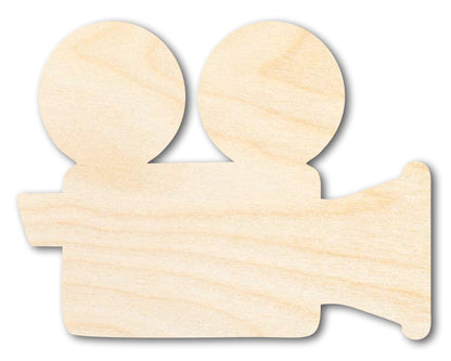 Unfinished Wood Film Camera Shape | DIY Craft Cutout | up to 46" DIY - NameSigns.com